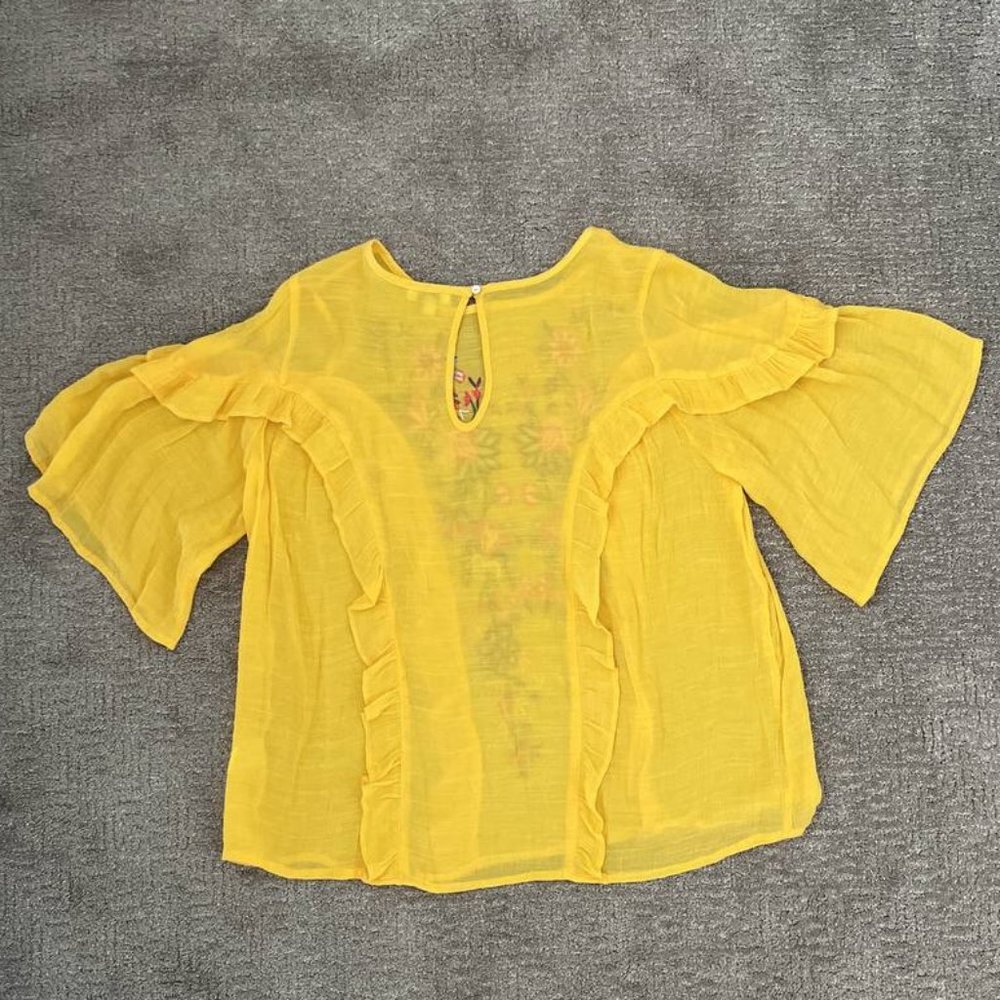 Umgee Bohemian Embroidered Blouse - Picture 2 of 6